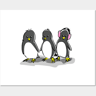 3 Penguins Posters and Art